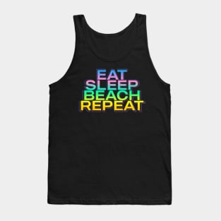 Eat Sleep Beach Repeat Tank Top